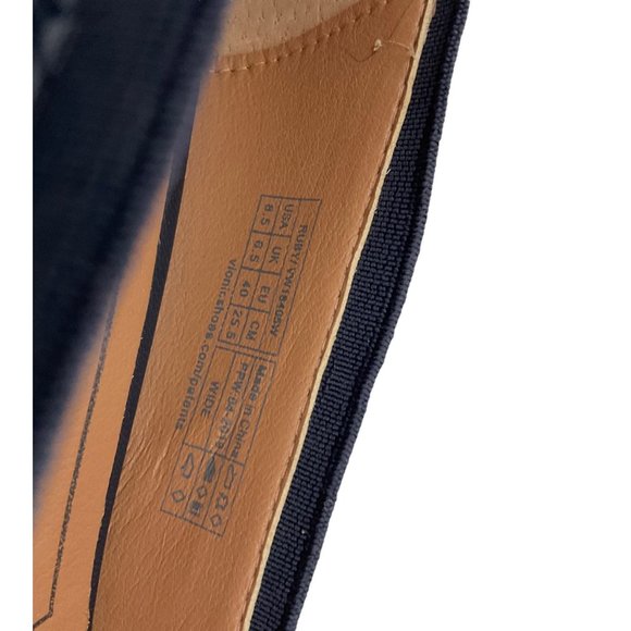 NEW Vionic Women’s Olympia Ruby Size 8.5 Pumps Quilted Cap Toe Navy Leather Wide - Picture 9 of 9